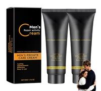 Crema íntima para hombres, crema para hombres, prolonga la resistencia, mejora tu tamaño y salud, restaura la vitalidad, recupera la confianza (2pcs)