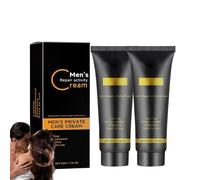Crema íntima para hombres, crema reparadora para hombres, aumenta la resistencia, mejora tu tamaño y salud, restaura la vitalidad, recupera la confianza (2pcs)