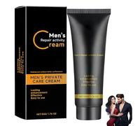 Crema íntima para hombres, Crema reparadora para hombres, Prolonga la resistencia, Recupera la confianza, Ingredientes suaves, Mejora tu tamaño y salud para todo tipo de piel (1Piezas)