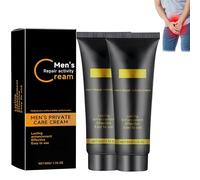 Crema íntima para hombres, mejora la vitalidad y la resistencia, libera la energía interior, mantequilla corporal avanzada para hombres, recupera la confianza, realza el encanto masculino (2 Piezas)