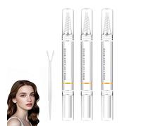 Crema invisible y duradera para definir el doble párpado; efecto natural de elevación, fijación durante todo el día, incluye aplicador en forma de horquilla, suave para uso diario, 5 ml (3Piezas)