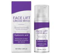 Crema Lifting Facial, Cuidado de Piel 50 ml, Loción Rejuvenecedora Calmante Suavizante para Todo Tipo de Piel Uso Diario Nocturno Viaje