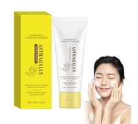 Crema Limpiadora Facial de Astrágalo 100ml, Limpieza Profunda con Hidratación, Cleanser, Fórmula Antioxidante, Suavidad para Pieles Sensibles, Reducción de Poros Visibles, Textura Sedosa No Agresiva