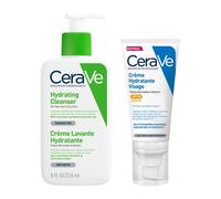 Crema limpiadora hidratante CeraVe 236 ml + protector solar facial SPF 50