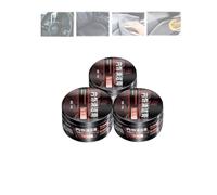 Crema limpiadora y cuidadora de cuero para interiores de autos, crema pulidora multifuncional para interiores de automóviles y muebles. (3PCS)