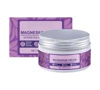 Crema Magnesio Para Dormir, 100g Crema Magnesio Dormir, Hidratante Magnesios Bálsamo Para Piernas Inquietas Sueño Reparador, Aliviar Dolor Muscular Magnesios Dormirs Cremas Bálsamo Corporal