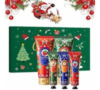 Crema Manos Navidad, 3 Piezas Navidad Crema de Manos Regalo, 2 Piezas Cream Hidratante Corporal, Cream Manos y Corporal Agrietadas y Secas, Hidrata Tu Piel, para Acción de Gracias, Mujer Hombre