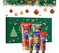 Crema Manos Navidad, 3 Piezas Navidad Crema de Manos Regalo, 2 Piezas Cream Hidratante Corporal, Hidrata Tu Piel, para Acción de Gracias, Mujer Hombre