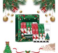 Crema Manos Navidad, Crema de Manos Regalo, 5 Piezas Mini Hand Cream Set, Cream Protectora de Manos Reparadora Hidratante Nutritiva Regalos para Navidad, para Mujeres Hombres Mamás y Colegas