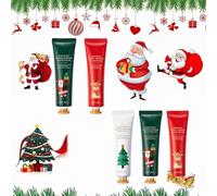 Crema Manos Navidad, Crema de Manos Regalo, Mini Hand Cream Set, Cream Protectora de Manos Reparadora Hidratante Nutritiva Regalos para Navidad, para Mujeres Hombres Mamás y Colegas, 5 Piezas-Nuevo