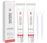 Crema moldeadora de párpados dobles Lidglow, de secado rápido, natural y de larga duración, realzador de párpados, crema de peinado invisible e impermeable para caídos (2 Piezas)