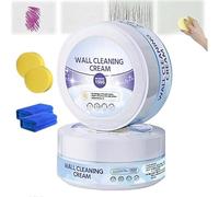 Crema multiusos de limpieza y acondicionamiento de paredes, crema de limpieza de paredes, removedor de manchas de tinta de bolígrafo, kit de pasta de limpieza multiusos de 150 g, para paredes, techos,