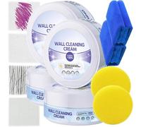 Crema multiusos de limpieza y acondicionamiento de paredes, kit de pasta de limpieza multiusos, pasta de limpieza de superficies duras, removedor de manchas de tinta de bolígrafo de pared, para