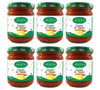 Crema Nduja Picante Calabrese, Salami Untable Y Cremoso, Crema Artesanal Made In Italy Con Pimientos Picantes En Aceite De Oliva, 6 Tarros De 180gr