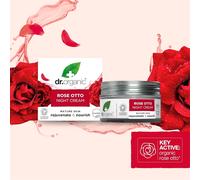Crema Nocturna De Aceite De Rosa Otto Orgánico Bioactivo Dr. Organic 50ml