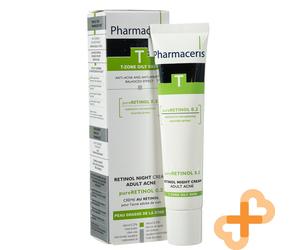 CREMA Nocturna PHARMACERIS T Pure Rethinol 40ml Reduce El Acné Y Las Arrugas