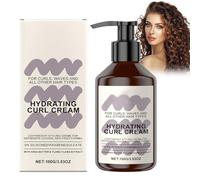 Crema Nutritiva para Rizos - Crema para rizos suaves y definidos enriquecida con ingredientes veganos - Cuidado vegano para rizos naturales - Gel de peinado - 100g