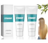 Crema para Alisar Cabello,2pcs Crema Alisadora para Cabello Rizado,Cremas Alisadora para Cabello,Cremas para Alisar Cabello con Corrección de Proteínas,Cremass Alisadora De Proteínas,60ml