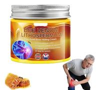 Crema para aliviar el dolor y curar huesos con veneno de abeja Lithospemum, adecuada para la reparación de rodillas, lumbares, cuello, manos y pies (1pcs)