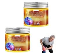Crema para aliviar el dolor y curar los huesos con veneno de abeja Lithospemum, crema avanzada para el tratamiento de articulaciones y huesos, para espalda, cuello, manos y rodillas (2pcs)