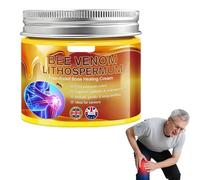 Crema para aliviar el dolor y curar los huesos con veneno de abeja Lithospemum, crema avanzada para el tratamiento de articulaciones y huesos, para espalda, cuello, manos y rodillas (1pcs)