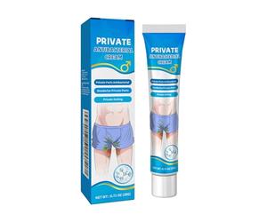 Crema para Aliviar la Picazón,Crema Corporal para la Piel, Jock Itch Crema,Crema para Picazón de Parte Privada para Hombre, Crema Para El Tratamiento De La Intimidad,20g