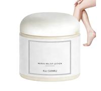 Crema para aliviar los nervios - 120 ml Crema hidratante reparadora calmante, de masaje para mujeres, hombres, pies, manos, piernas, brazos, dedos de los pies, rodillas, parte inferior la esp