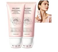 Crema para Apretar el Cuello, Hidratante Reafirmante Y Lifting Para La Piel Flácida, Cuidado De La Piel Antienvejecimiento Con Péptidos, Hidratación Suavizante Para El Escote Y El Pecho (2pcs)