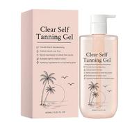 Crema Para Broncear 400 ml Crema Bronceante Hidratante Transparente No | Loción de Bronceado sin Sol para Rostro y Cuerpo Para Adultos Deportistas Verano Calor Playa Aire Libre Hombres Y Muj