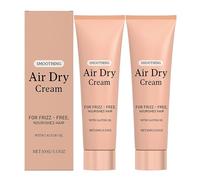 Crema Para Cabello Encrespado - 2×100 G Crema De Secado Al Aire, Acondicionador Para Peinado, Suavizante, Fijación Ligera, Hidratante, Suaviza, Define, Acondicionador Para Cuidado A Largo Plazo