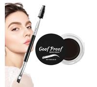Crema Para Cejas - Crema De Alto Pigmento Con Brocha - Pomada Impermeable Para Cejas | Para Mujeres Niñas Adolescentes Todos Los Tipos Y De Piel Look Voluminoso Y Completo Hogar Exterior Viaje