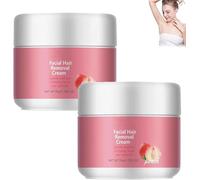 Crema para depilación facial de Hairerase para mujeres - Para una piel visiblemente lisa en solo 5 minutos. Suave para aplicar en el labio superior, barbilla y mejillas. Apto para todo tipo de pieles