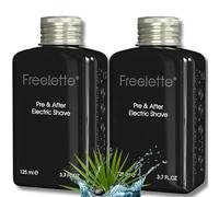 Crema para después del afeitado mejor para el afeitado apurado eléctrico bálsamo Freelette (250 ml, Palmetto/Bisabolol)