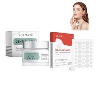 Crema para el Acné 50 ml, 144 Parches Antiacné, con Aceite de Árbol de Té y Ácido Salicílico, para Cara, Cuerpo y Espalda, Elimina Puntos Negros y Marcas de Acné