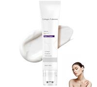 Crema para el cuello con colágeno y fullereno,loción reparadora hidratante antiedad para la piel del cuello,crema reafirmante para suavizar líneas de expresión,mejorar el contorno (1 Piezas)