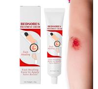 Crema para el cuidado de heridas por decúbito, 20 g de curación rápida para la curación de heridas, crema curativa para aliviar el dolor, de la piel irritada difícil de curar, calmante