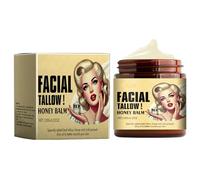 Crema para el Cuidado de la Piel con Miel y Sebo,Bálsamo De Sebo De Res Y Miel,Bálsamo Hidratante con Sebo y Miel,Crema De Sebo Y Miel,Crema Reafirmante Hidratante De Sebo Para El Rostro,120g