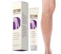 Crema para el Cuidado de las Piernas,Crema Hidratante 50 g Piernas Cansadas | Gel Refrescante de Absorción Rápida para Adultos Viajes Recuperación Deportistas Día Noche