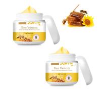 Crema para el tratamiento de veneno de abeja Flysmus de 30 g, crema para el tratamiento de lunares y verrugas con veneno de abeja, crema reparadora profesional con veneno de abeja (2 Piezas)