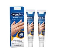 Crema Para Eliminar Verrugas,Crema Removedor de Verrugas,Uso en la cara, el cuerpo y las manos,2pc
