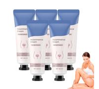 Crema para la incontinencia para mujeres, crema protectora suave para la piel con - Bálsamo corporal para mujeres para el cuidado de la incontinencia, pomada reconfortante con - Gel de (5 cajas)