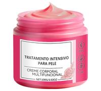 Crema para las estrías del embarazo: mantequilla para el vientre para el embarazo, mejora la apariencia de la piel, 100 g de crema hidratante con aroma a rosas para cuidado diario de la piel, 1