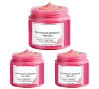 Crema para las estrías del embarazo: mantequilla para el vientre para el embarazo, mejora la apariencia de la piel, 100 g de crema hidratante con aroma a rosas para cuidado diario de la piel, 3