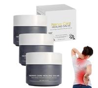 Crema para nervios, crema profesional para el alivio del dolor nervioso, crema calmante, alivio efectivo para espalda, cuello, manos, rodillas y relajación muscular (3 piezas)