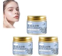 Crema para Ojos con Sebo de Res y Café para Ojeras, Crema para Ojos con Mantequilla de Pasto y Café, Antiedad, Reafirmante e Hidratante, Reduce Líneas de Expresión y Bolsas de Ojos