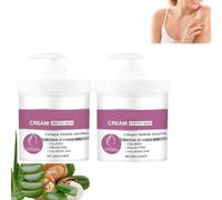 Crema para piel arrugada: suaviza, reafirma y rejuvenece la piel. Crema para arrugada: mejora la elasticidad y reafirma la flácida del cuerpo, cuello, manos y rostro (2pcs)