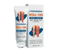 Crema para Piernas - 50g Loción Calmante Con Aplicador De Bola Rodante Para Pantorrillas - Hidratante para el Cuidado de las Piernas | Para Todos los Tipos de Piel, Viaje, Hogar, Familia, Mujeres y Am