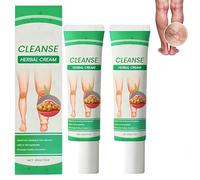 Crema para Piernas, Drenaje Linfático y Mejora la Circulación, Ungüento Antiedema Alivia Piernas Pesadas, Efecto Refrescante para Piernas Cansadas y Doloridas, Mejora y Reduce (2 Piezas)