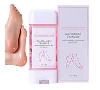 Crema para pies - 85 g de bálsamo de tacón de gel de rosa - Homicida profundamente y suaviza los pies - Exfolia de piel muerta - Crema de reparación de para piel dura, atletas, hombres
