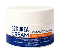 Crema para pies con urea, crema reparadora para talones agrietados, suaviza y elimina callos, ligera y no grasa, ideal para piernas agrietadas, cuerpo, mujeres, hombres, hogar, viajes.